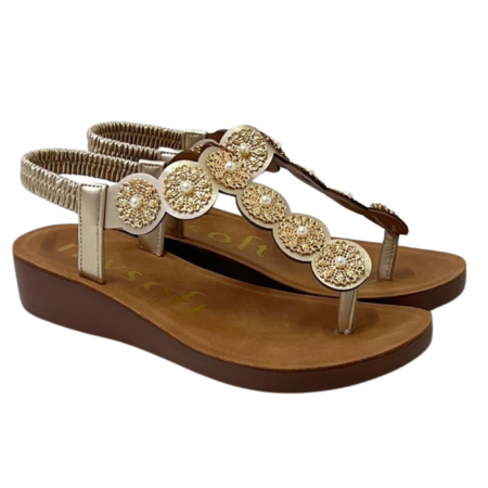 MYSOFT SANDALO DONNA 26M172 PLATINO
