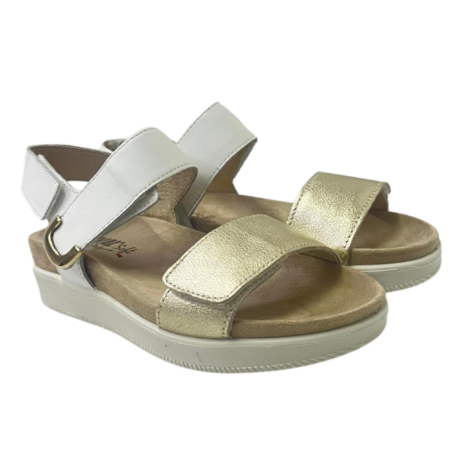 Enval Soft Sandali donna 1287933 PLATINO/Bianco