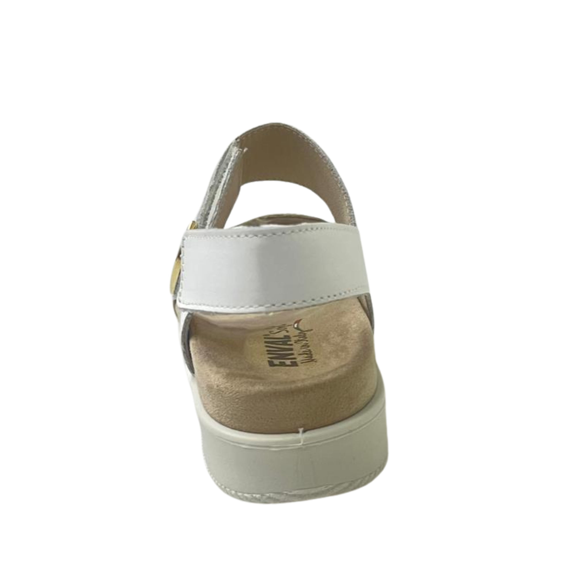 Enval Soft Sandali donna 1287933 PLATINO/Bianco - immagine 3