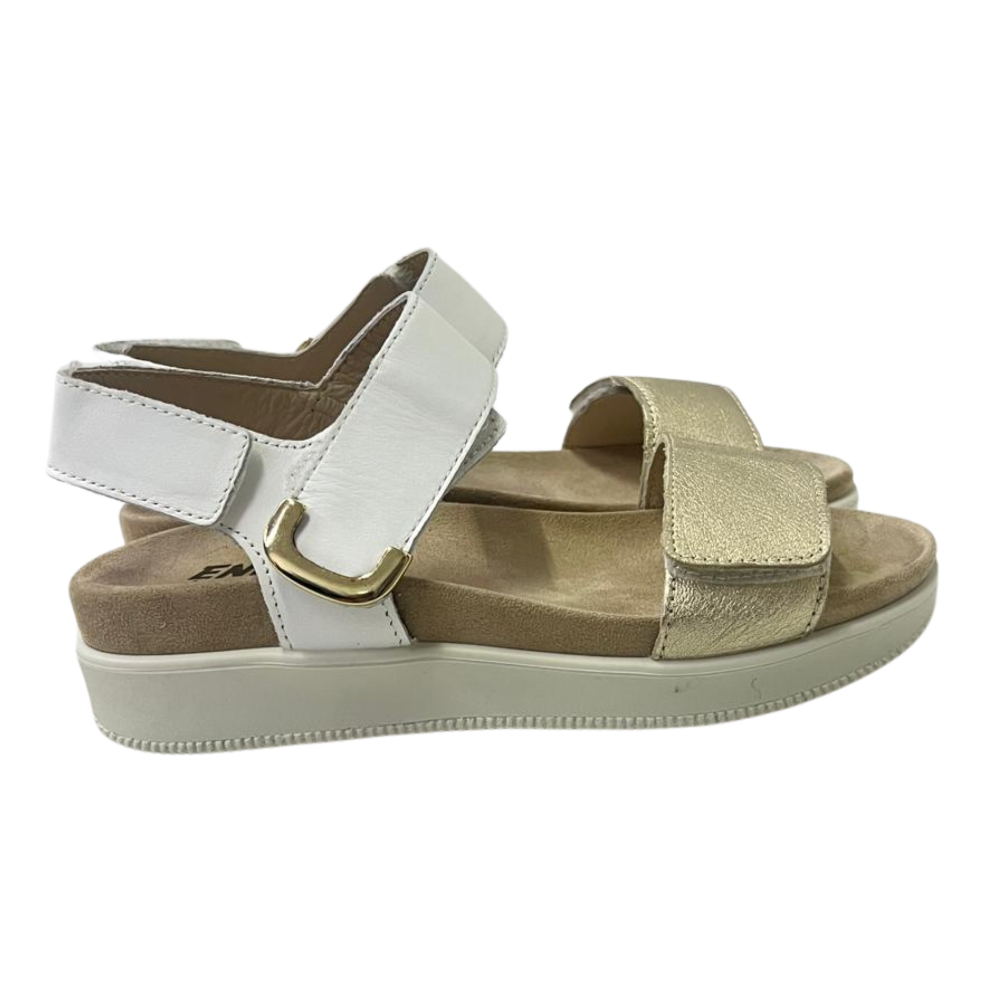 Enval Soft Sandali donna 1287933 PLATINO/Bianco - immagine 2