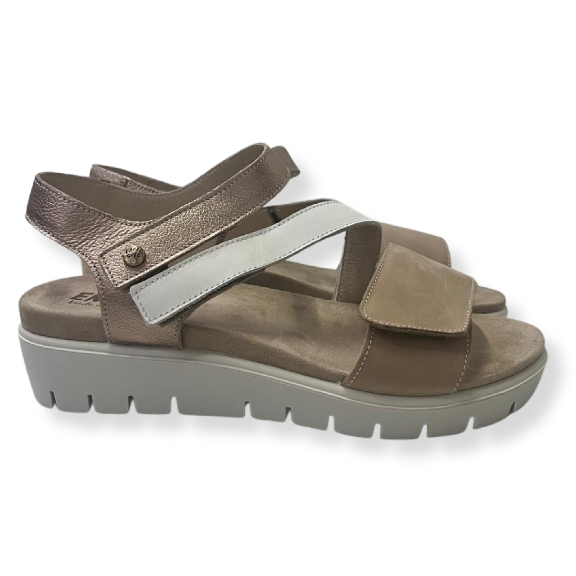 Enval Soft Sandali donna 1286922 BEIGE/WHITE - immagine 2