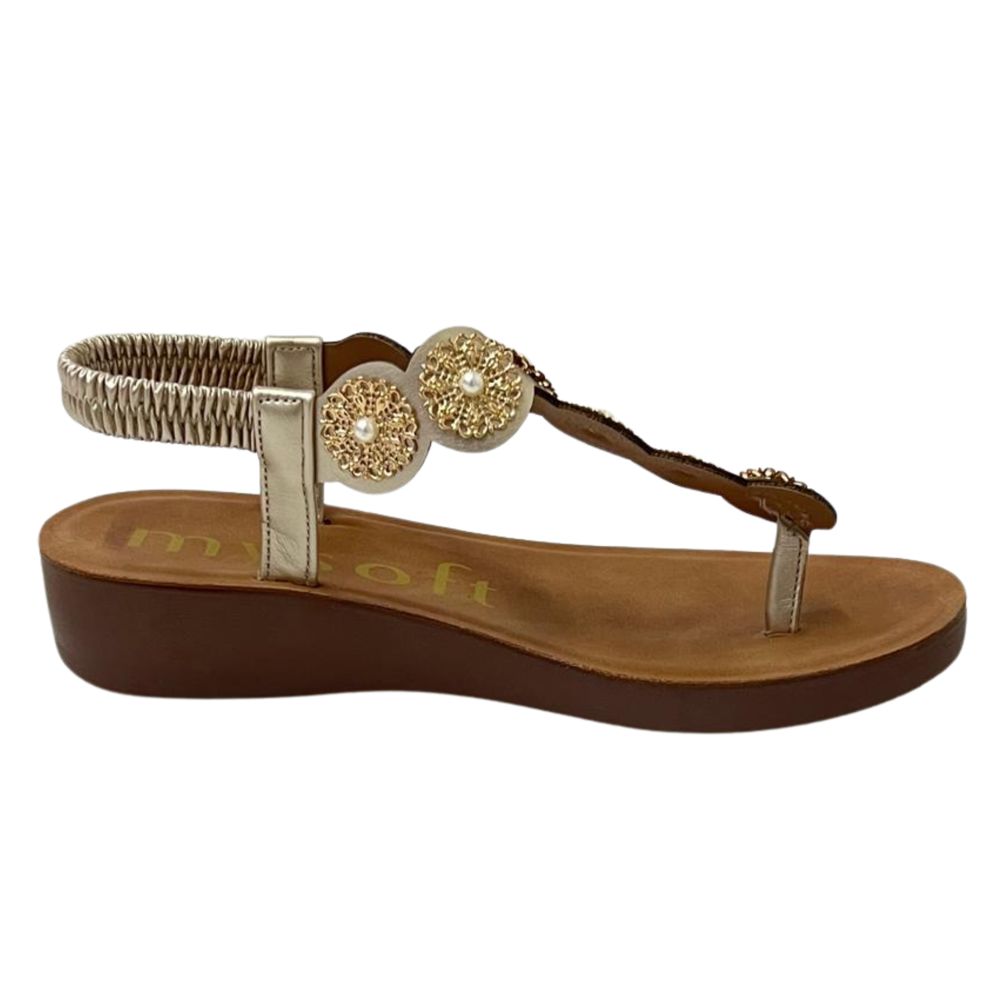 MYSOFT SANDALO DONNA 26M172 PLATINO - immagine 4