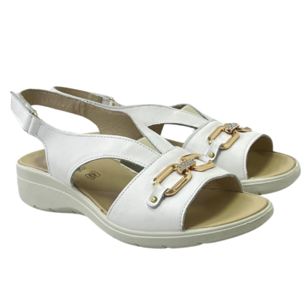 Enval Soft Sandali donna 1280711 Nappa BIANCO