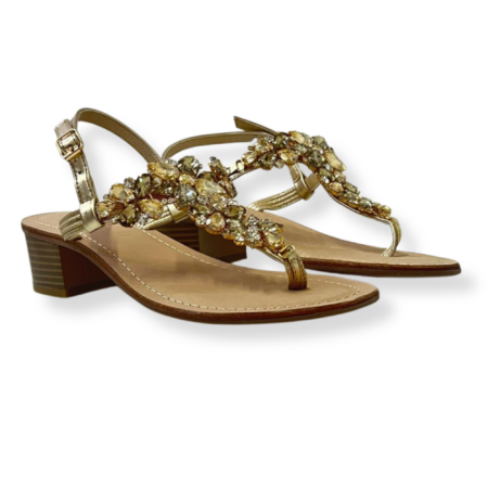 Queen Helena sandali Y7004 GOLD