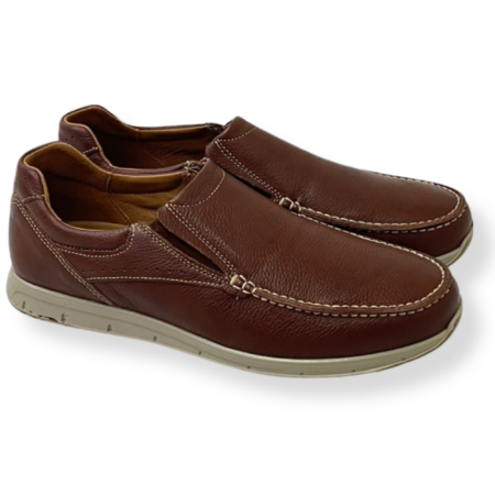 Enval Soft slip on uomo 1226133 Nappa MARRONE