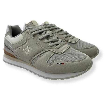 U.S. Grand Polo Sneakers uomo GPM12165M BRIGHTON 6141 BEIGE/LT GREY