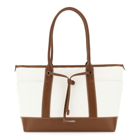 Cafe’ Noir borsa donna C3MB1005 Shopping W099 Cuoio/Naturale