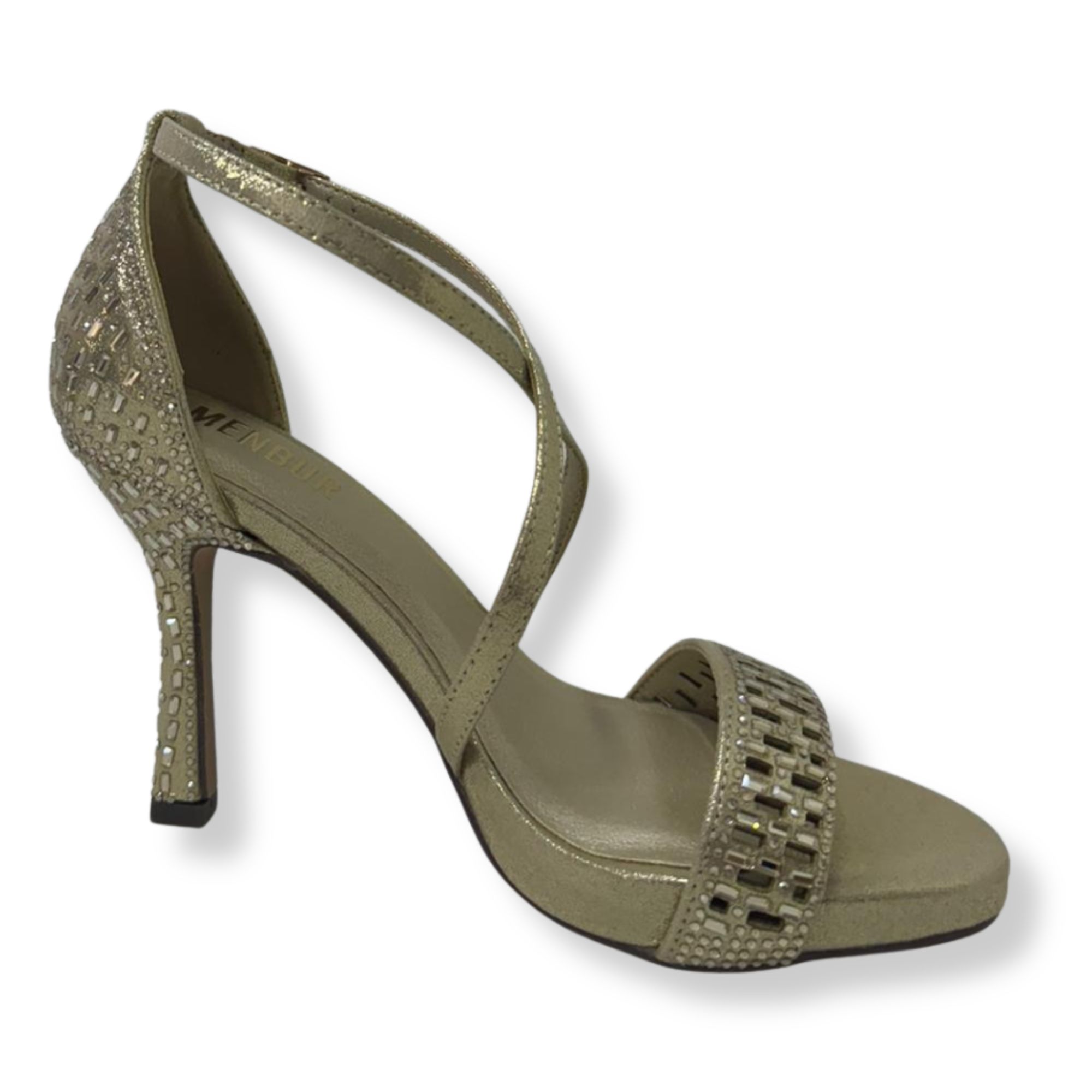 Menbur sandali con tacco donna AM722 Menbur 00 GOLD - immagine 4