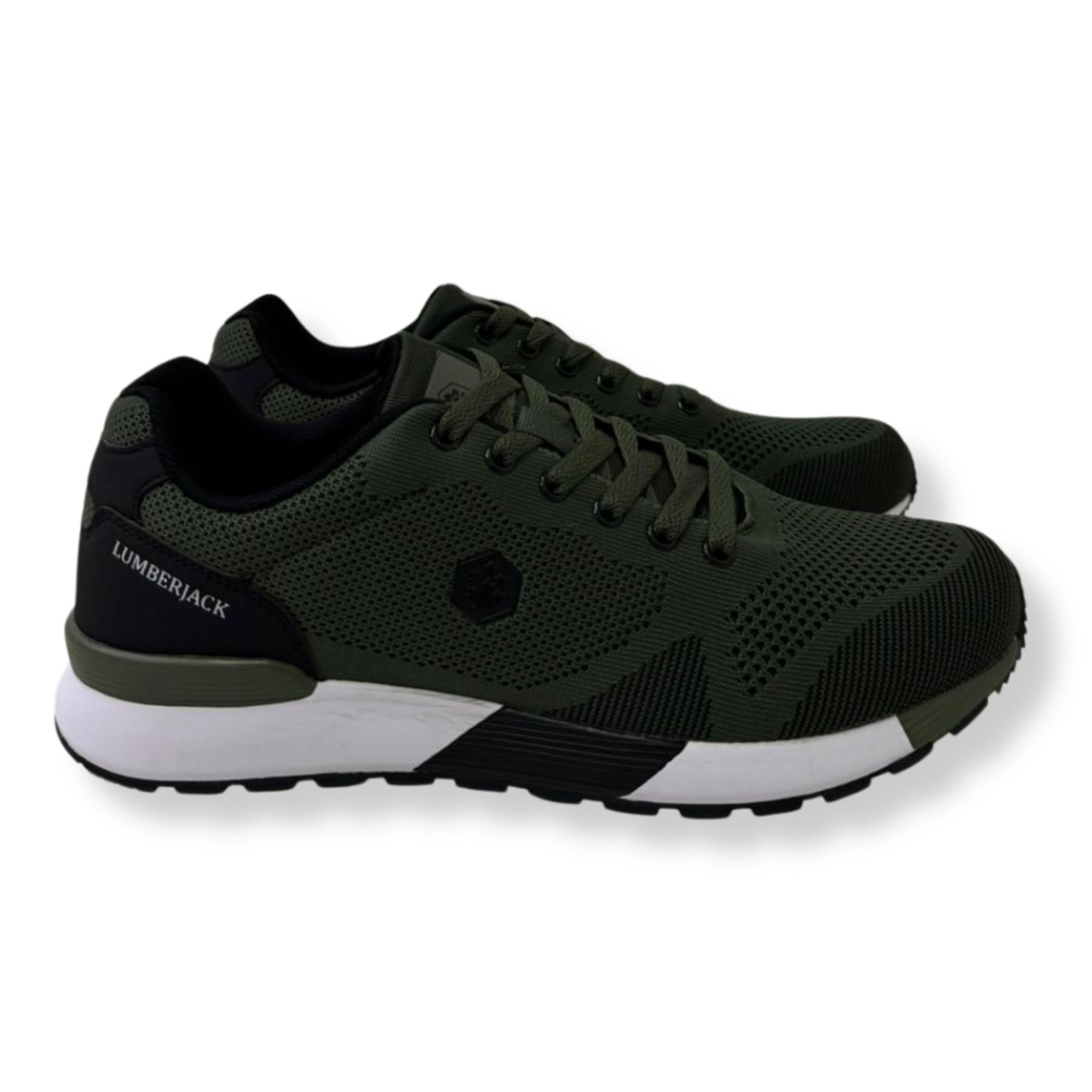 Lumberjack Sneakers Uomo 102268453 VENDOR 075D-055A Army Green-Black - immagine 2