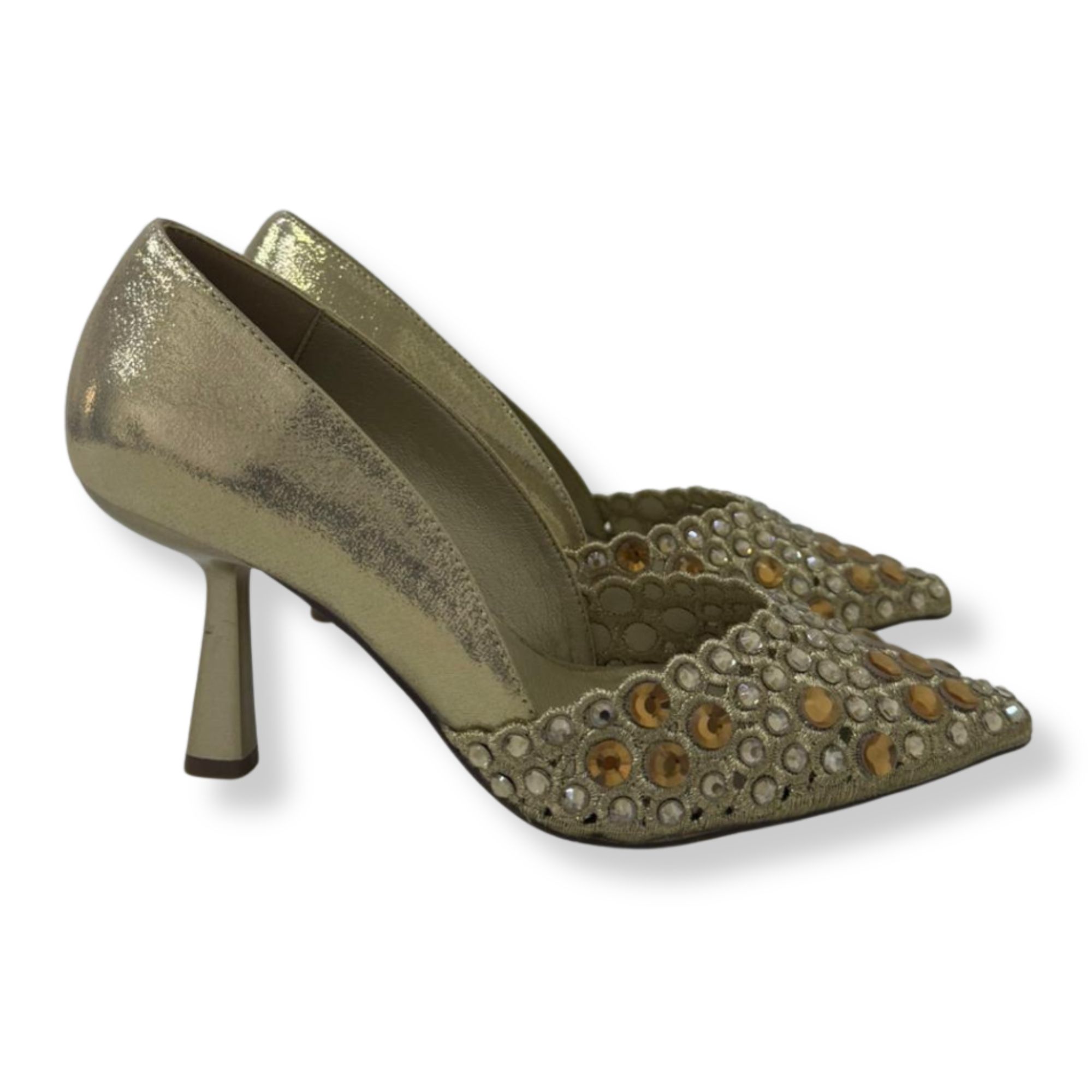 Menbur sandali con tacco donna AM702 Menbur 00 GOLD - immagine 2
