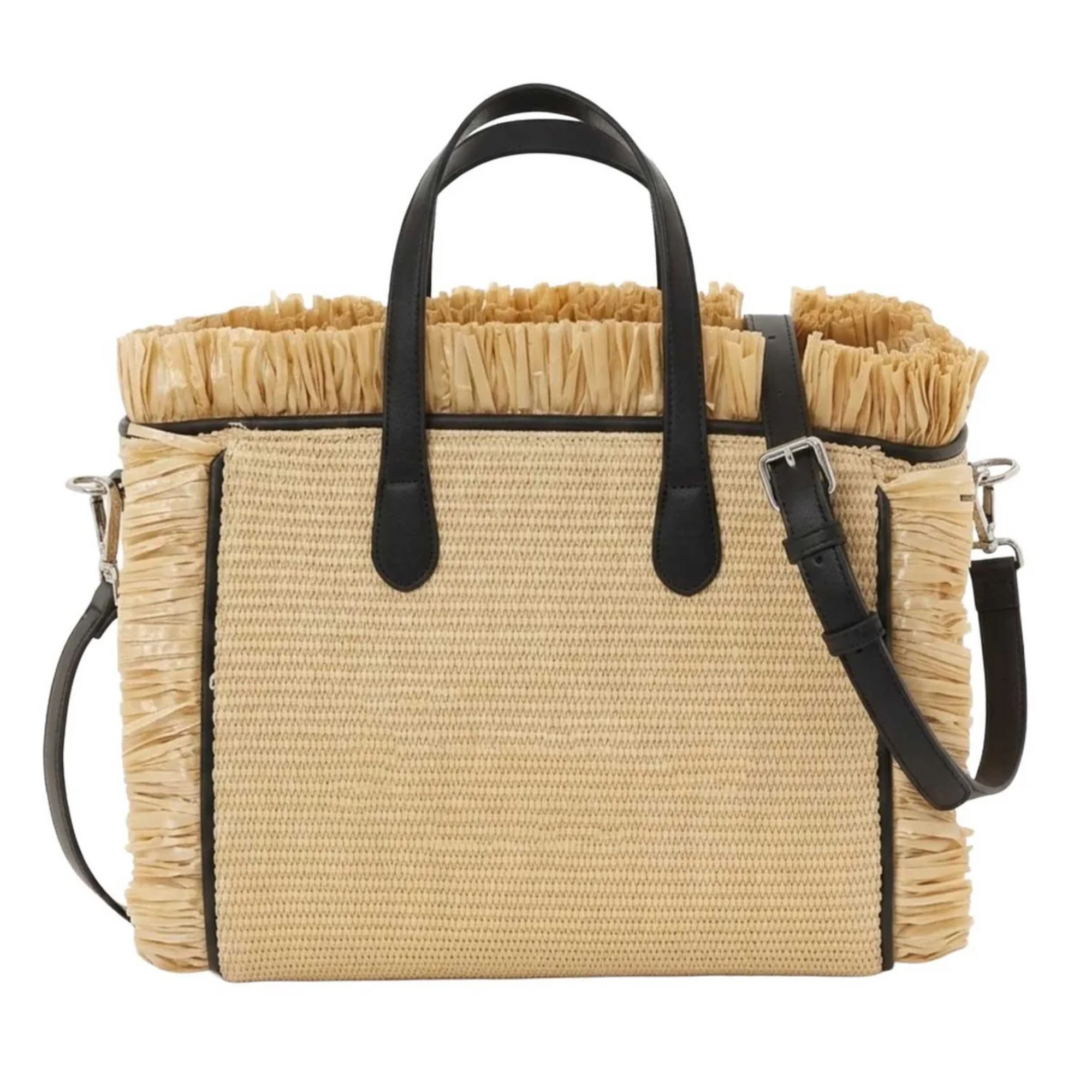 Kuvè Borsa donna – Saint Tropez – KBS51A03 Coast Natur/NERO - immagine 2