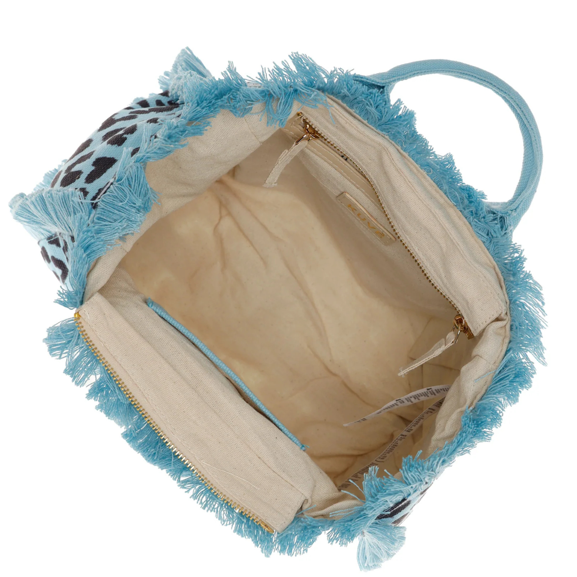 Kuvè Borsa donna – Saint Tropez – KBS58A02L Nautilius Leopard BLU - immagine 3