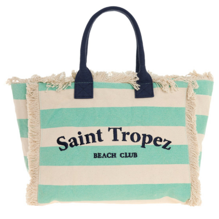 Kuvè Borsa donna – Saint Tropez – KBS55A01S Horizon Stripe MENTA