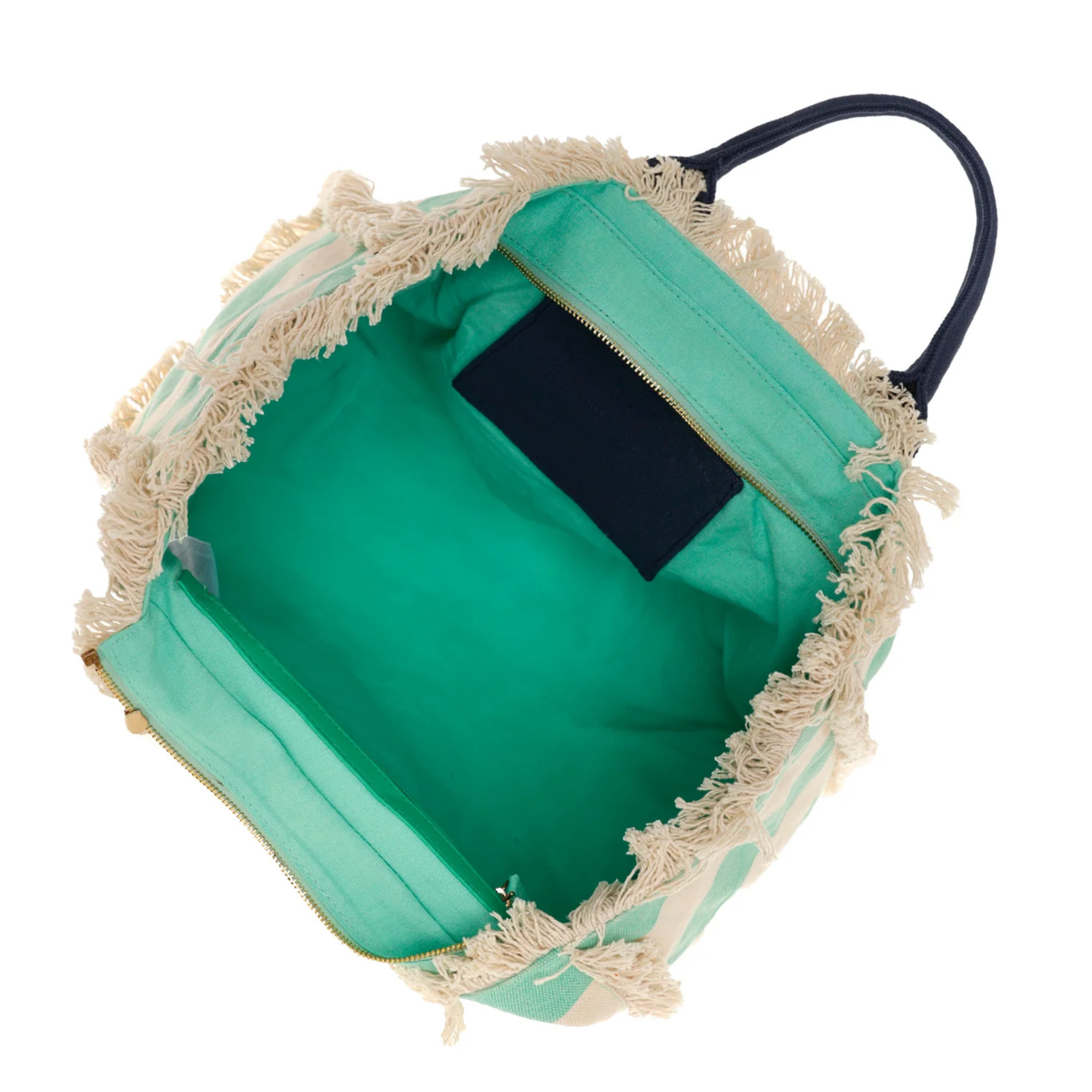 Kuvè Borsa donna – Saint Tropez – KBS55A01S Horizon Stripe MENTA - immagine 3
