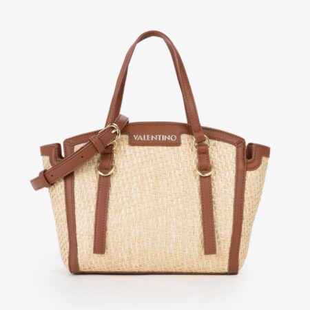 VALENTINO BORSA DONNA VBS9R904 Demetra Naturale CUOIO