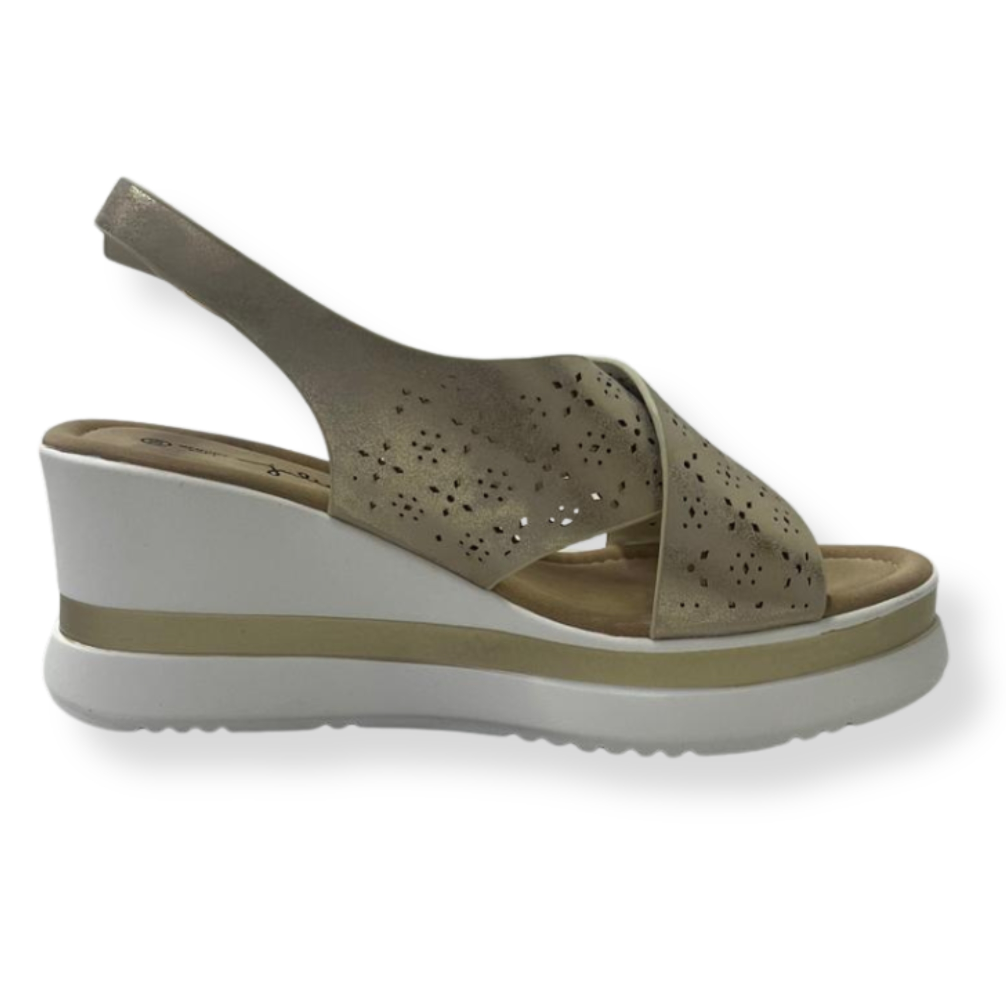 Julien sandali donna E489 Satin BEIGE - immagine 3