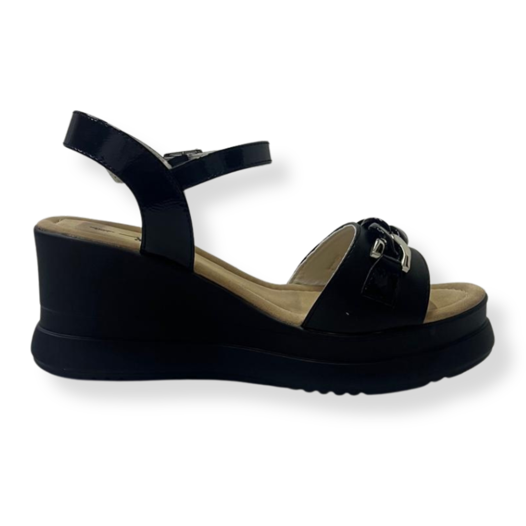 Julien sandali donna E486 Vitello NERO - immagine 3