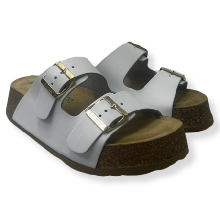 Bio Natura sandali donna A21THESIS Imbottito CAST BIANCO