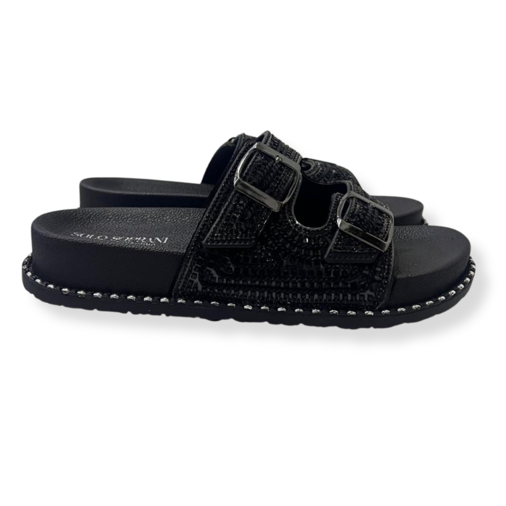 Solo Soprani Sandali donna SSW519N88 Birke Glitter 21 BLACK - immagine 2