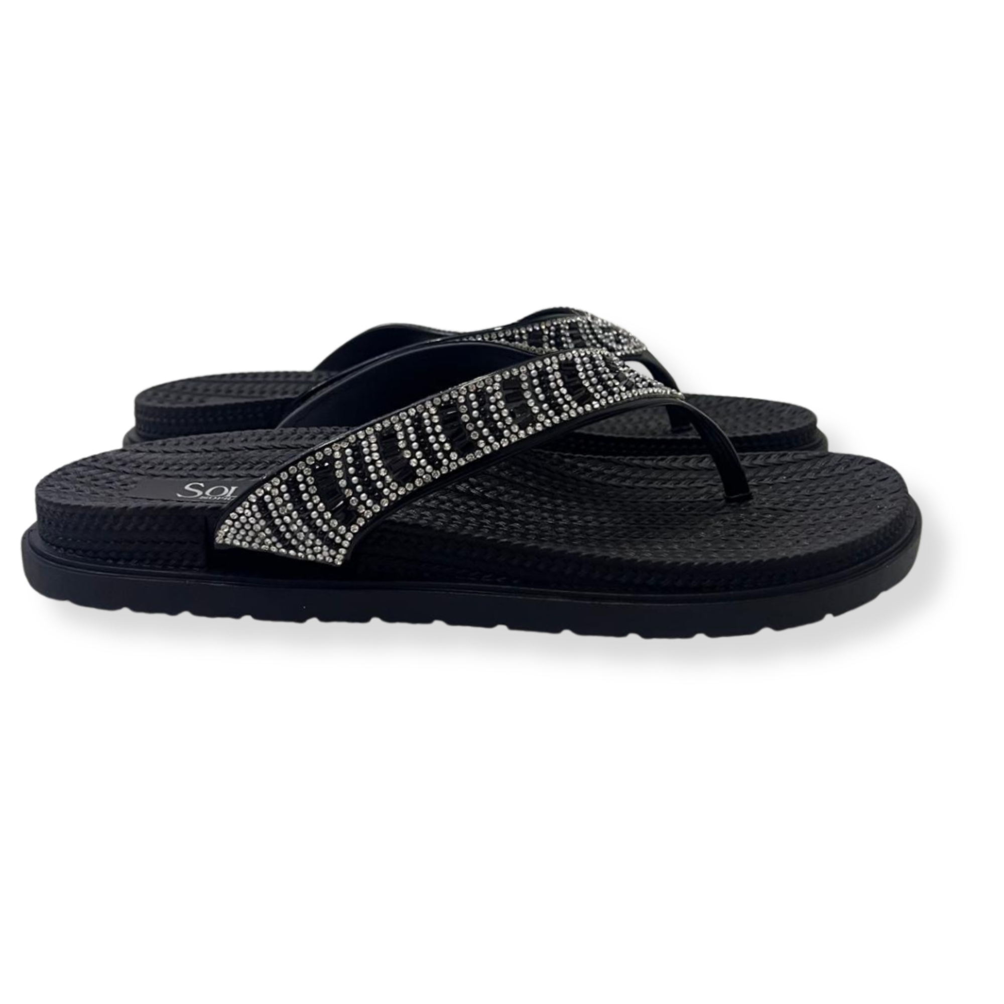 Solo Soprani Sandali donna SBW619N19 Infradito 01 BLACK - immagine 2